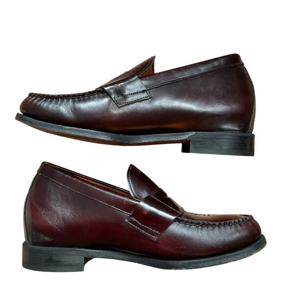 Men’s brown penny loafers with lift for height 7.5 - Picture 8 of 8